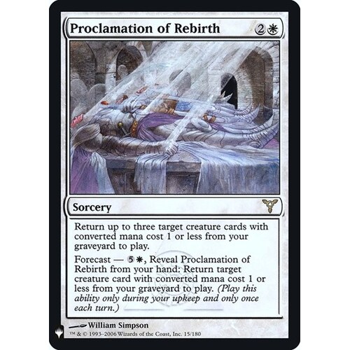 Proclamation of Rebirth - TLP