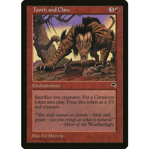 Tooth and Claw - TMP