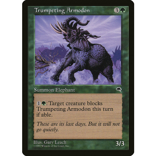 Trumpeting Armodon - TMP