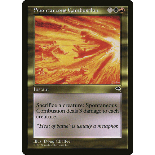 Spontaneous Combustion - TMP