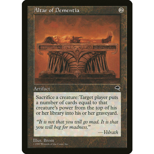Altar of Dementia - TMP