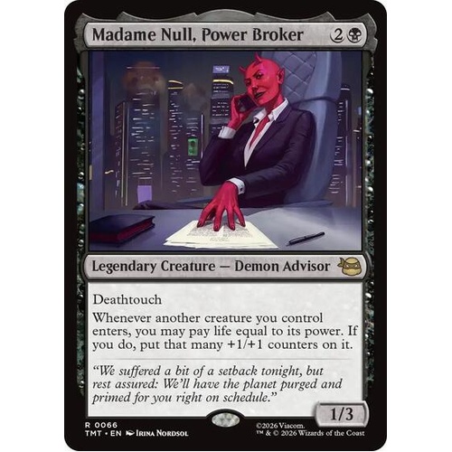 Madame Null, Power Broker - TMT