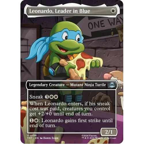 Leonardo, Leader in Blue (Borderless) - TMT