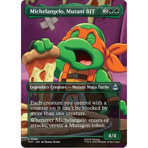 Michelangelo, Mutant BFF (Borderless) - TMT