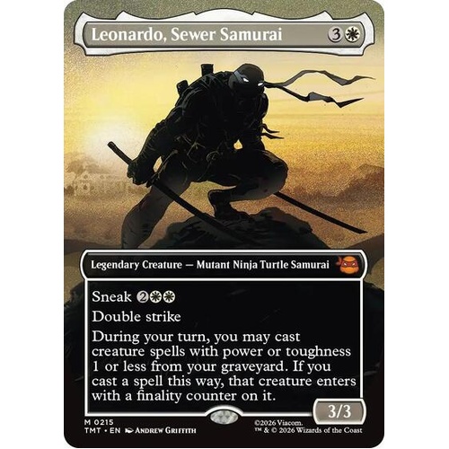 Leonardo, Sewer Samurai (Borderless) - TMT