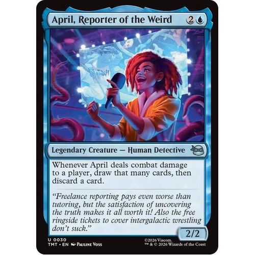 April, Reporter of the Weird FOIL - TMT