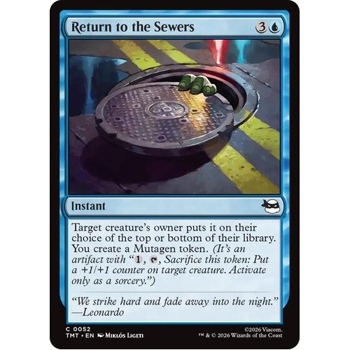 Return to the Sewers FOIL - TMT