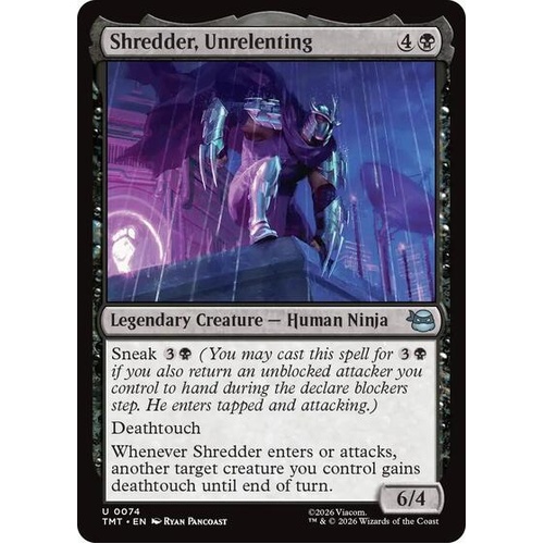 Shredder, Unrelenting FOIL - TMT