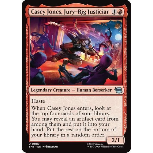 Casey Jones, Jury-Rig Justiciar FOIL - TMT