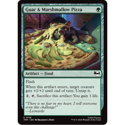 Guac & Marshmallow Pizza FOIL - TMT