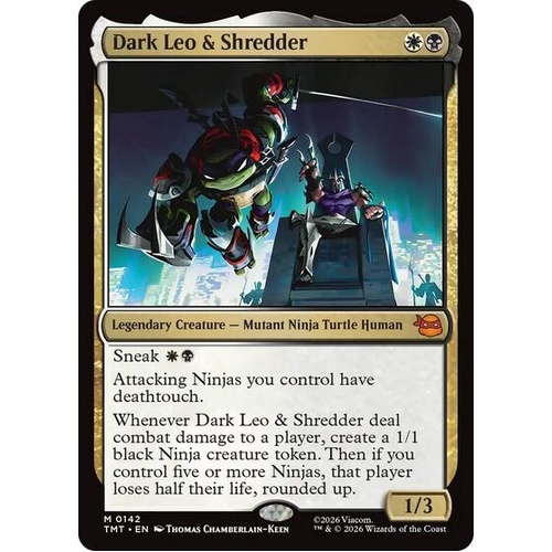 Dark Leo & Shredder FOIL - TMT