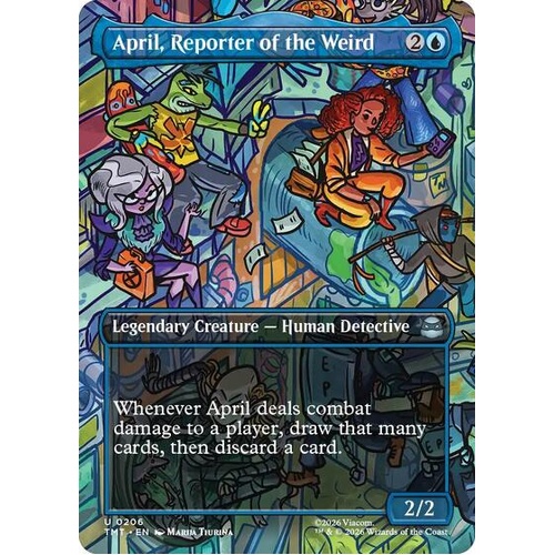 April, Reporter of the Weird (Borderless) FOIL - TMT
