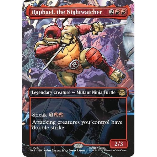 Raphael, the Nightwatcher (Borderless) FOIL - TMT