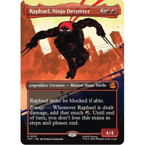 Raphael, Ninja Destroyer (Borderless) FOIL - TMT