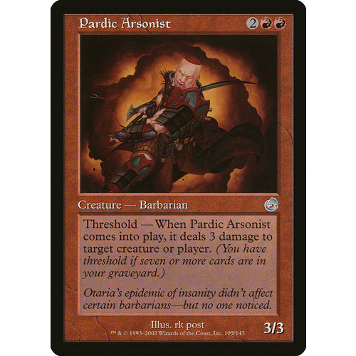 Pardic Arsonist - TOR