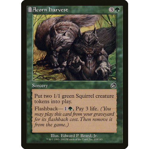 Acorn Harvest - TOR