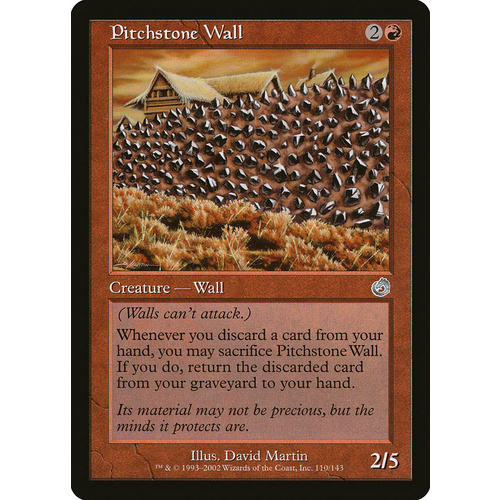 Pitchstone Wall FOIL - TOR