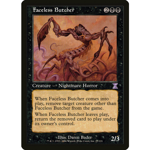Faceless Butcher - TSB