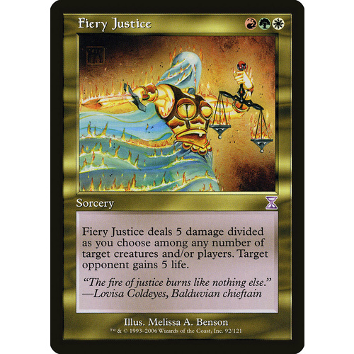 Fiery Justice - TSB