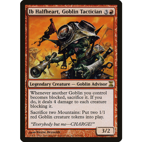 Ib Halfheart, Goblin Tactician - TSP