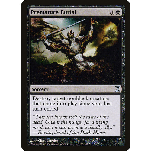 Premature Burial FOIL - TSP