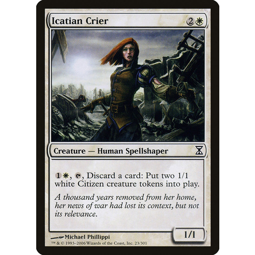 Icatian Crier FOIL - TSP