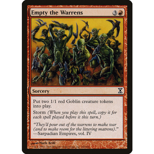 Empty the Warrens FOIL - TSP