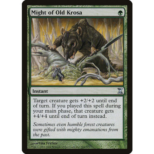 Might of Old Krosa FOIL - TSP