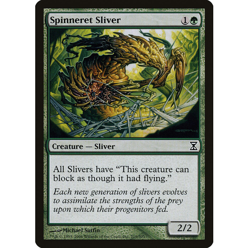 Spinneret Sliver FOIL - TSP