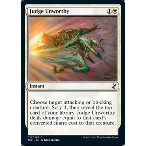 Judge Unworthy - TSR