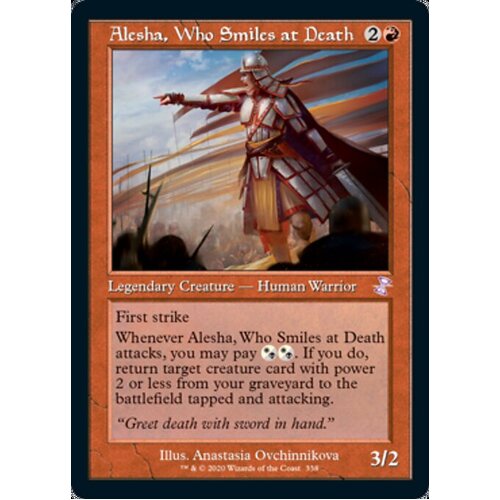 Alesha, Who Smiles at Death - TSR