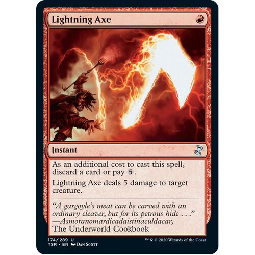 Lightning Axe FOIL - TSR