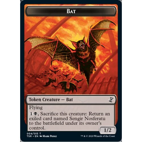 1 x Bat Token - TSR