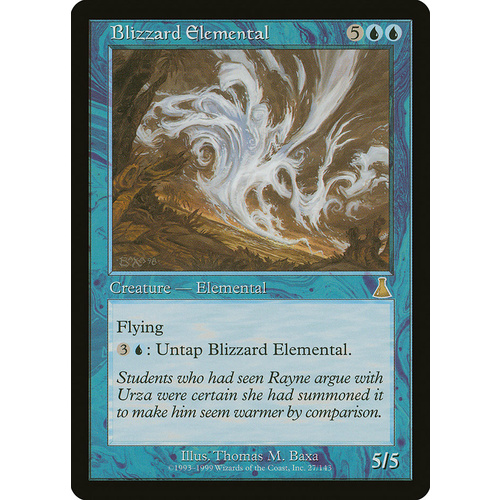 Blizzard Elemental - UDS