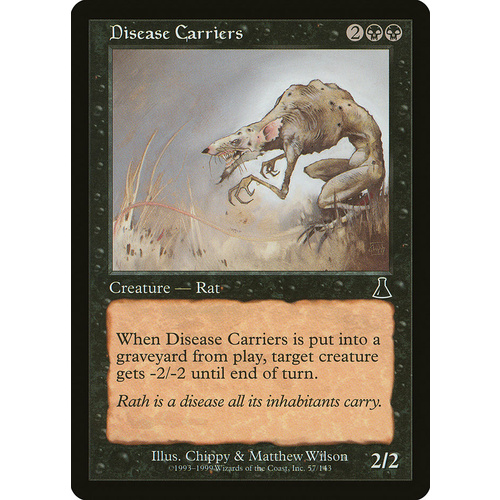 Disease Carriers FOIL - UDS