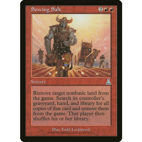 Sowing Salt FOIL - UDS