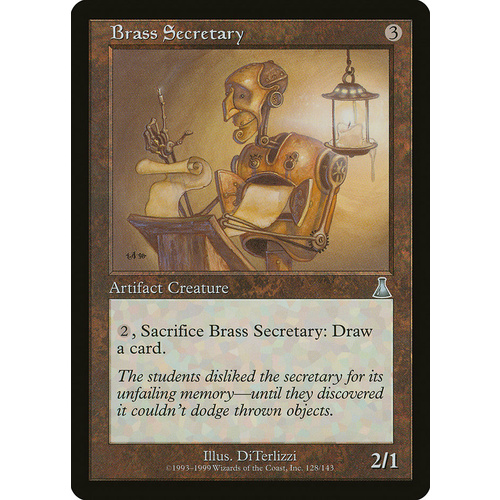 Brass Secretary FOIL - UDS