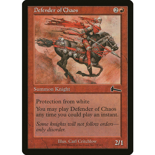 Defender of Chaos - ULG