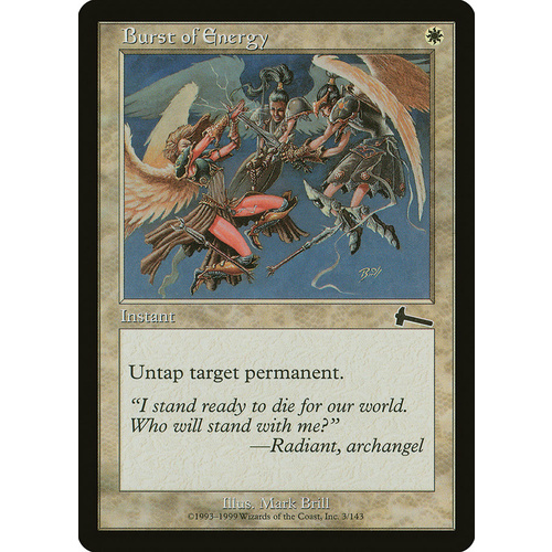 Burst of Energy FOIL - ULG