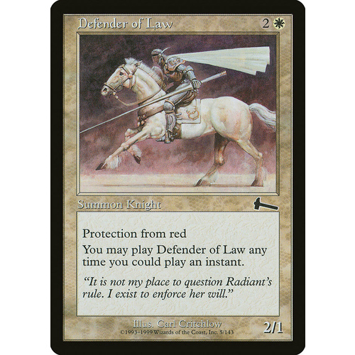 Defender of Law FOIL - ULG