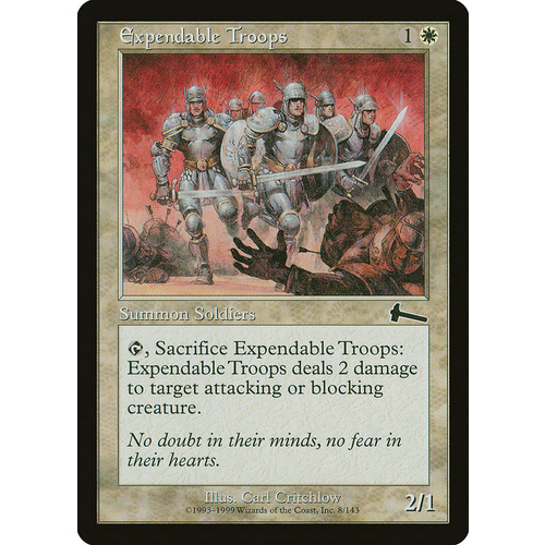 Expendable Troops FOIL - ULG