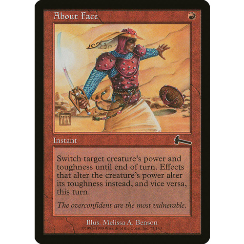 About Face FOIL - ULG