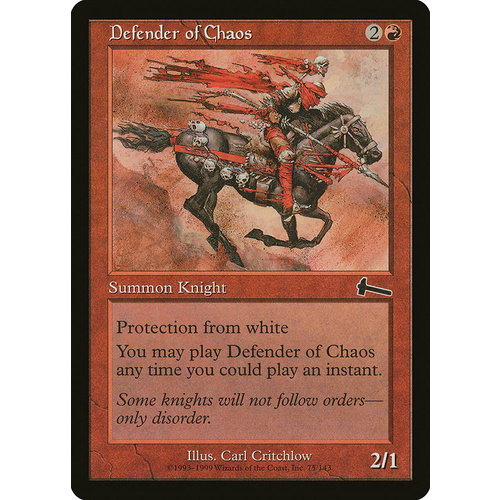 Defender of Chaos FOIL - ULG