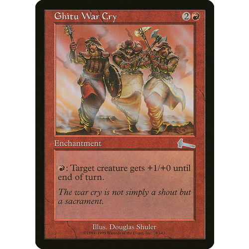 Ghitu War Cry FOIL - ULG