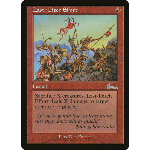 Last-Ditch Effort FOIL - ULG