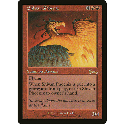 Shivan Phoenix FOIL - ULG