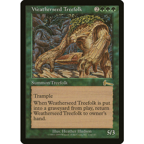 Weatherseed Treefolk FOIL - ULG