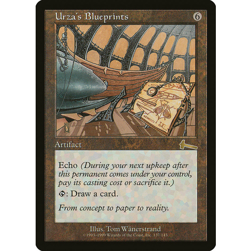 Urza's Blueprints FOIL - ULG
