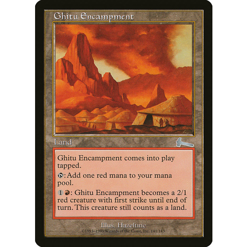 Ghitu Encampment FOIL - ULG