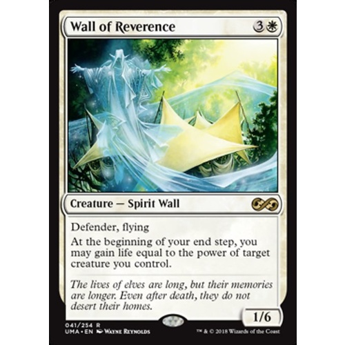 Wall of Reverence FOIL - UMA